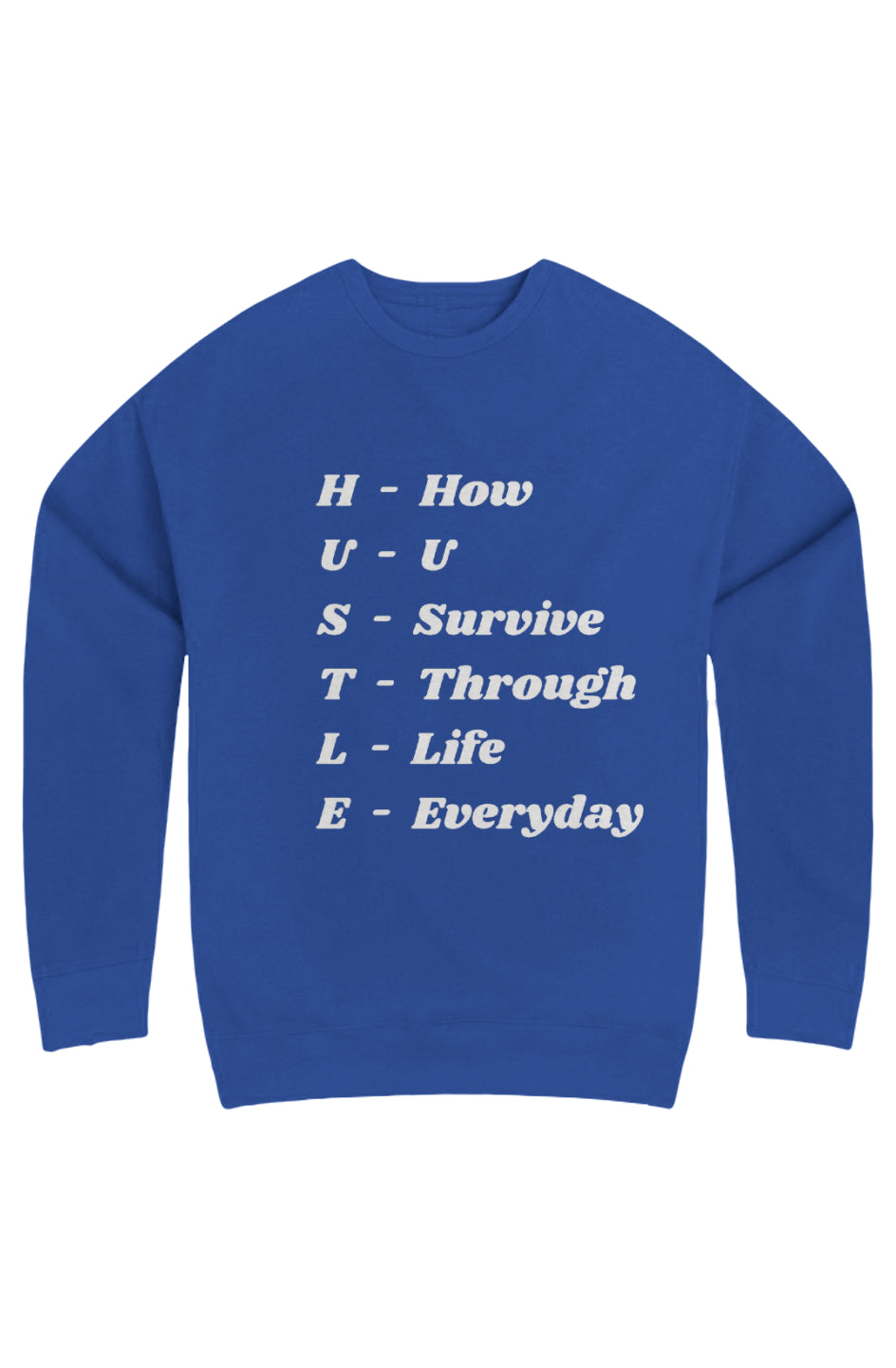 HUSTLE Fleece Crewneck