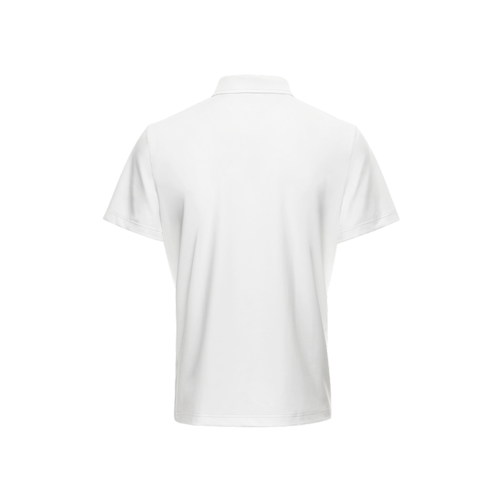 Blue Bull All White Polo