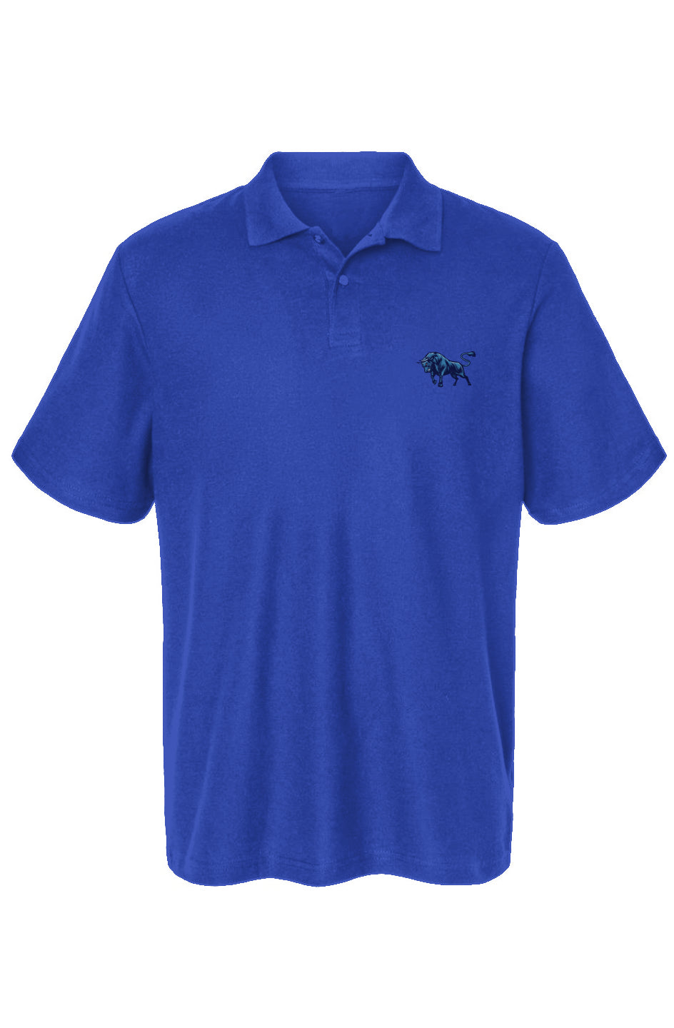 Blue Bull Pique Polo