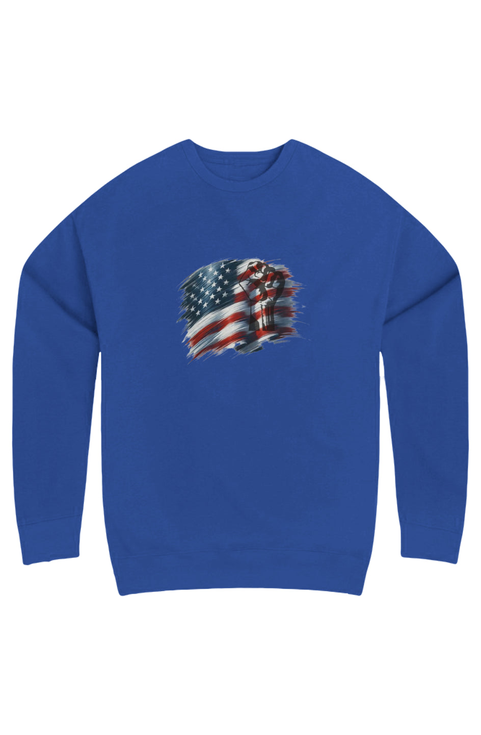 Black America Fleece Crewneck