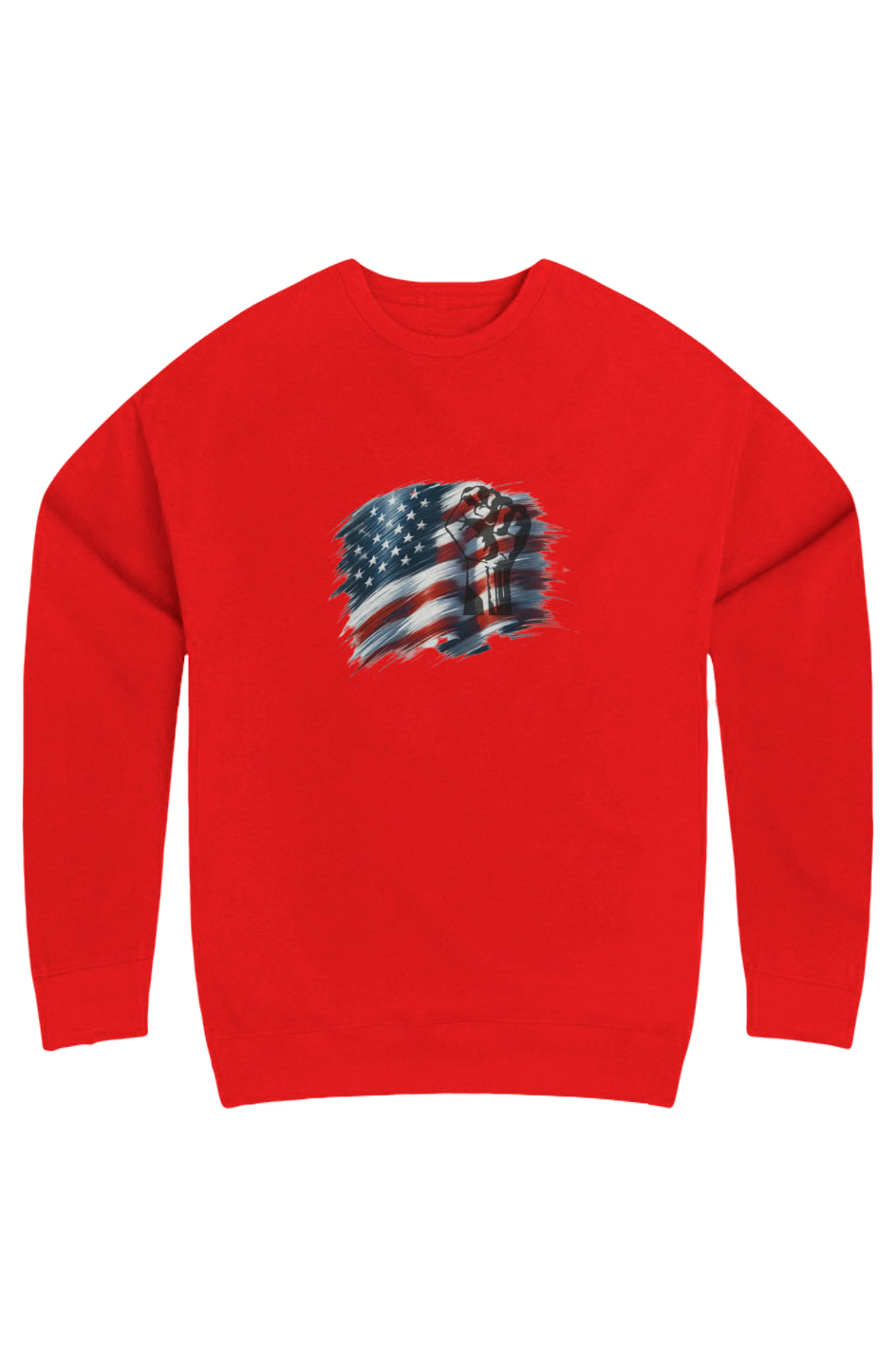 Black America Fleece Crewneck