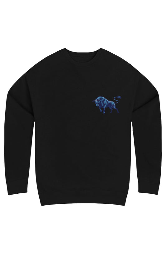 Blue Bull Fleece Crewneck