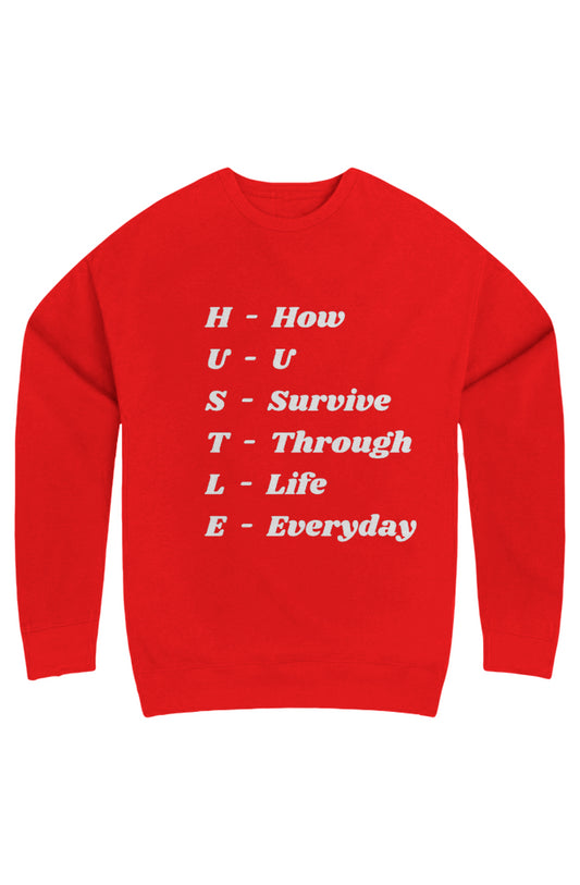 HUSTLE Fleece Crewneck