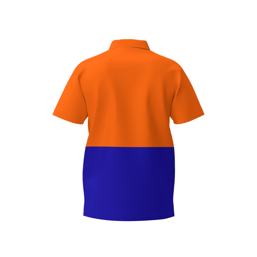 SG Orange & Blue Polo