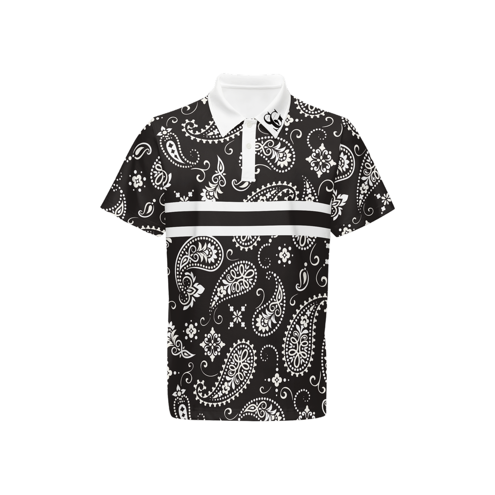 SG Black Bandana Polo
